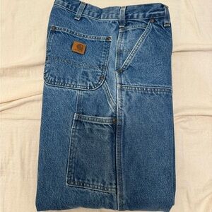 Carhartt Men's Relaxed Blue Denim Jeans